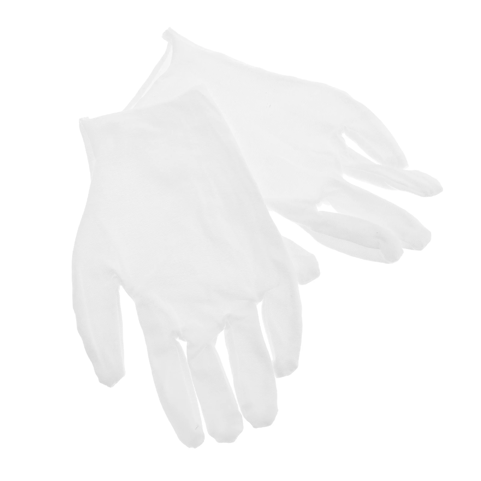 

Jewelry Protective Gloves White Cotton Soft Reusable Ideal for Display Maintenance Cleaning Excellent Shield from Friction