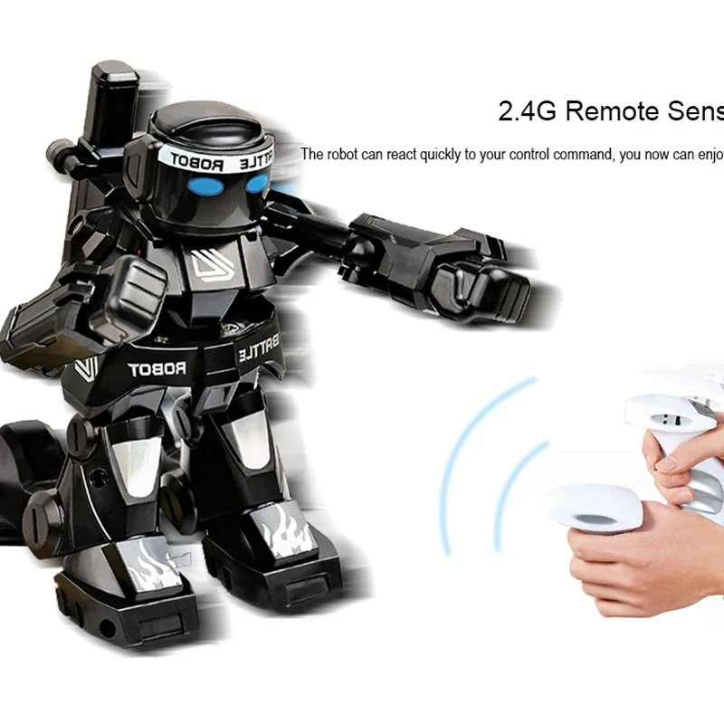 2.4G Robot di Controllo Remoto Boxe Battaglia Robot Giocattoli Con Due Joystick di Controllo Robot Umanoide Combattimento Robot Giocattoli per I Regali Dei Bambini