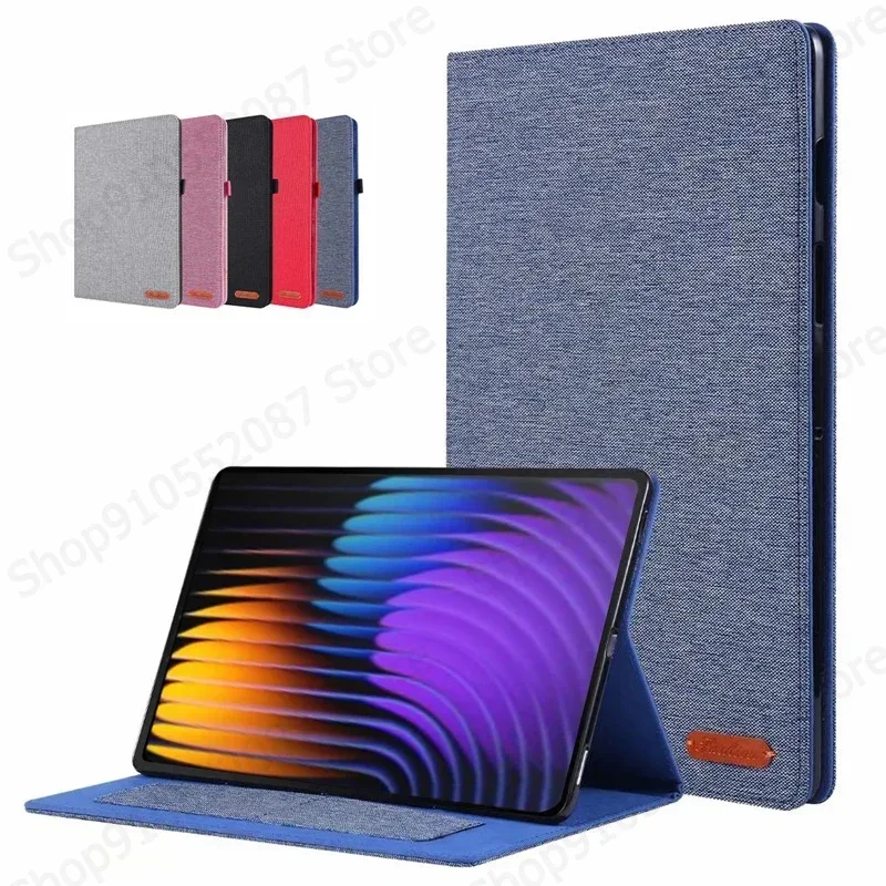 Case For Funda Xiaomi Pad 7 8 Pro 11.2 inch Soft Cowboy Stand Flip Cover For Coque Poco Pad X1 11.2