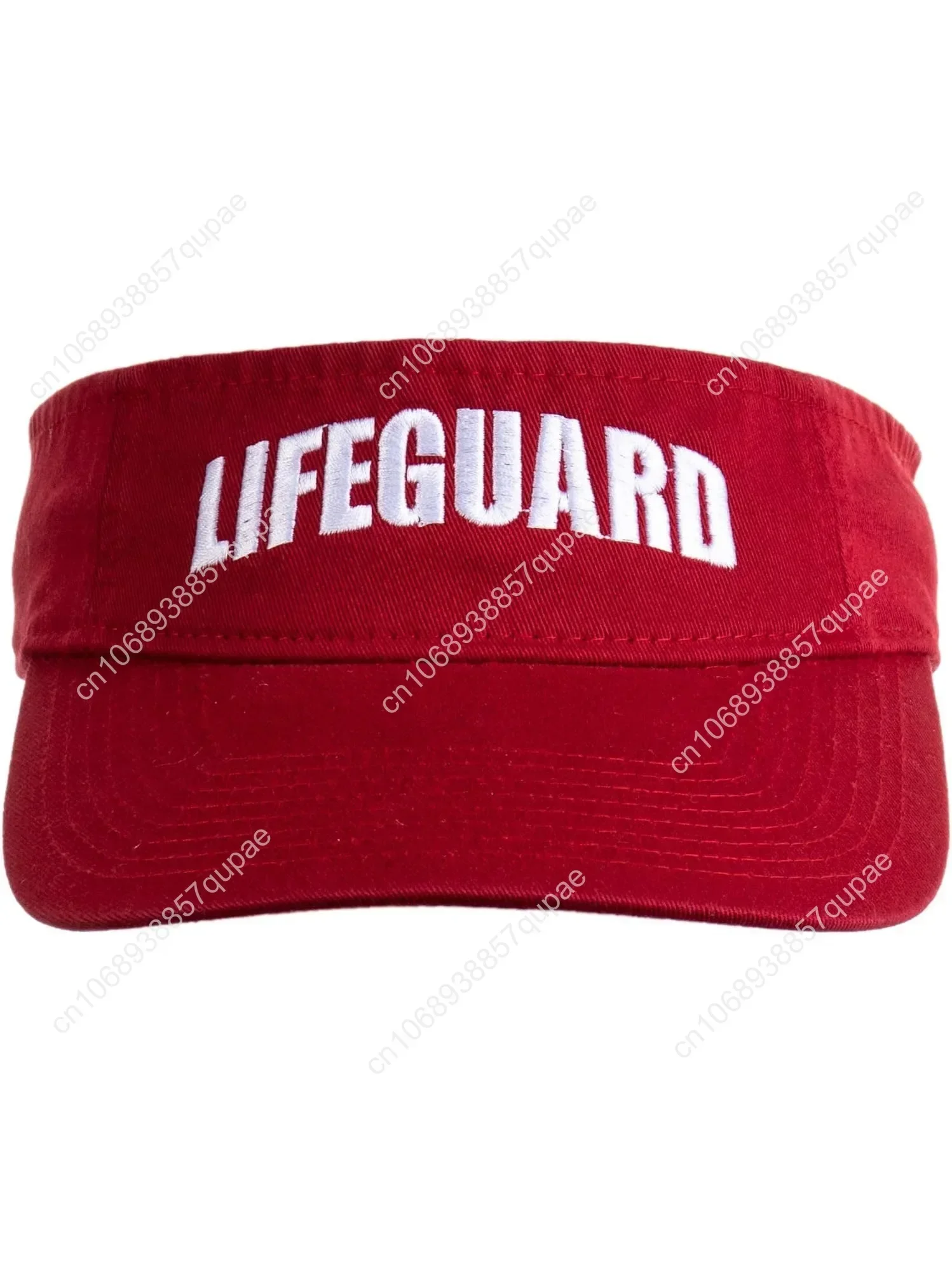 

Lifeguard Visor | Professional Guard Hat Red Sun Cap Men Women Costume Uniform