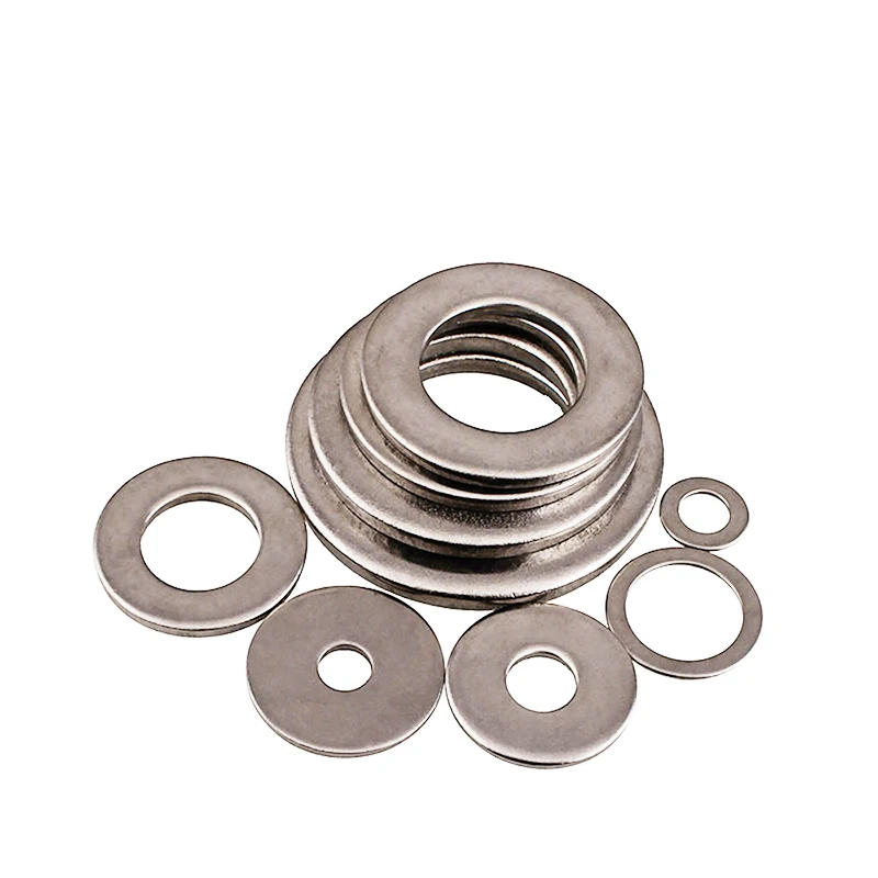 

DIN9021 M4 M5 M6 M8 M10 M12 M13.5 Pure Titanium Oversized Flat Pad Broaden Thickening Washer Titanium Flat Widen Washer Ti GR2