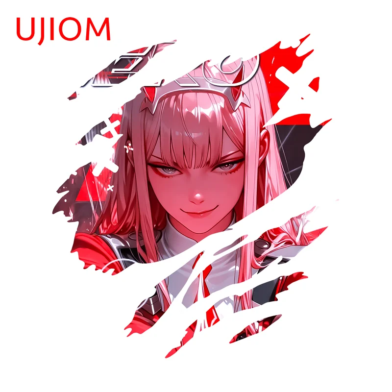 UJIOM Zero Two Tear Graphics Wall Sticker Exquisite Fashionable Waterproof PVC Decal Creative Personality Amusing Wallpapers