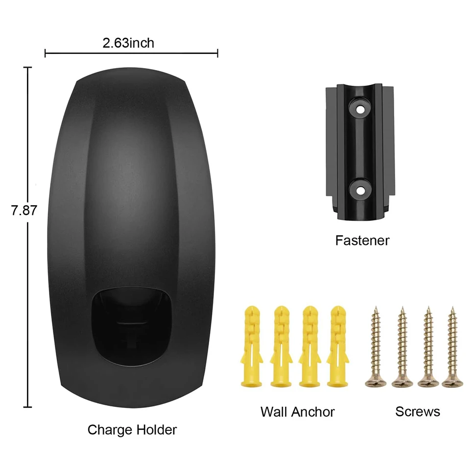 EV Charger Holder tesla Cable Holder Premium Wall Mount for US Tesla Model 3/Y/S/X Charger EV Charging Cable Organizer