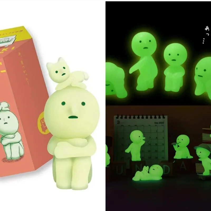 

Smiski светящийся эльф для гостиной серии слепая коробка светящаяся кукла настольный орнамент угловой биология подарок на день рождения игрушка на Рождество