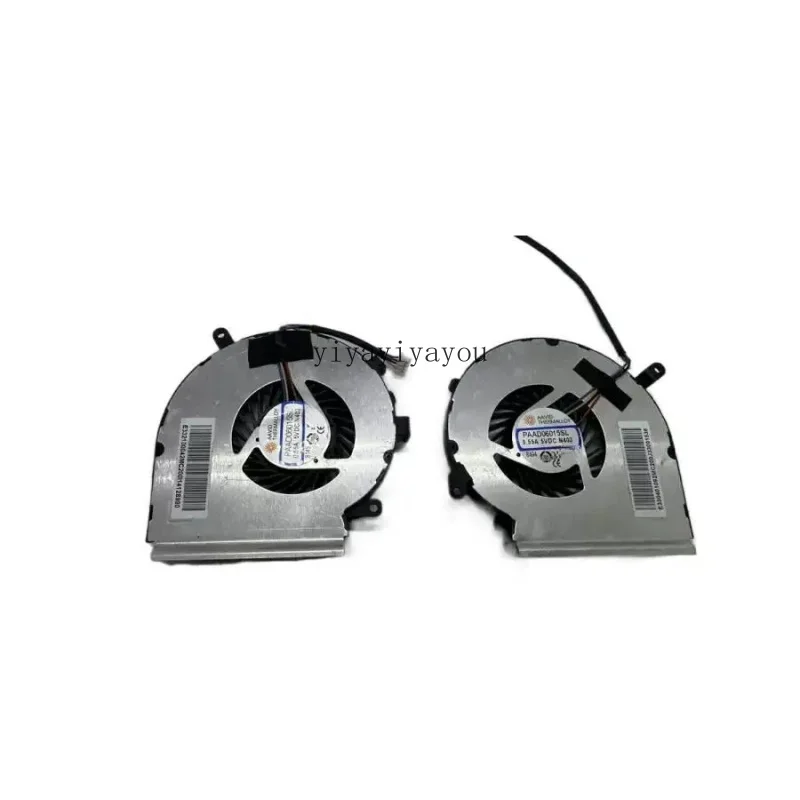 PAAD06015SL N402 N403 Computer Fans For MSI GE62VR GP62MVR GL62VR GP62VR GL62M CPU GPU Cooling Fan N366 N371 DC5V 0.55A 4pin New