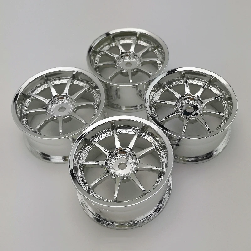 4pcs 3mm Offset RC Car 1/10 Scale Plastic Wheels Rims Drift On road Touring Model Hobby