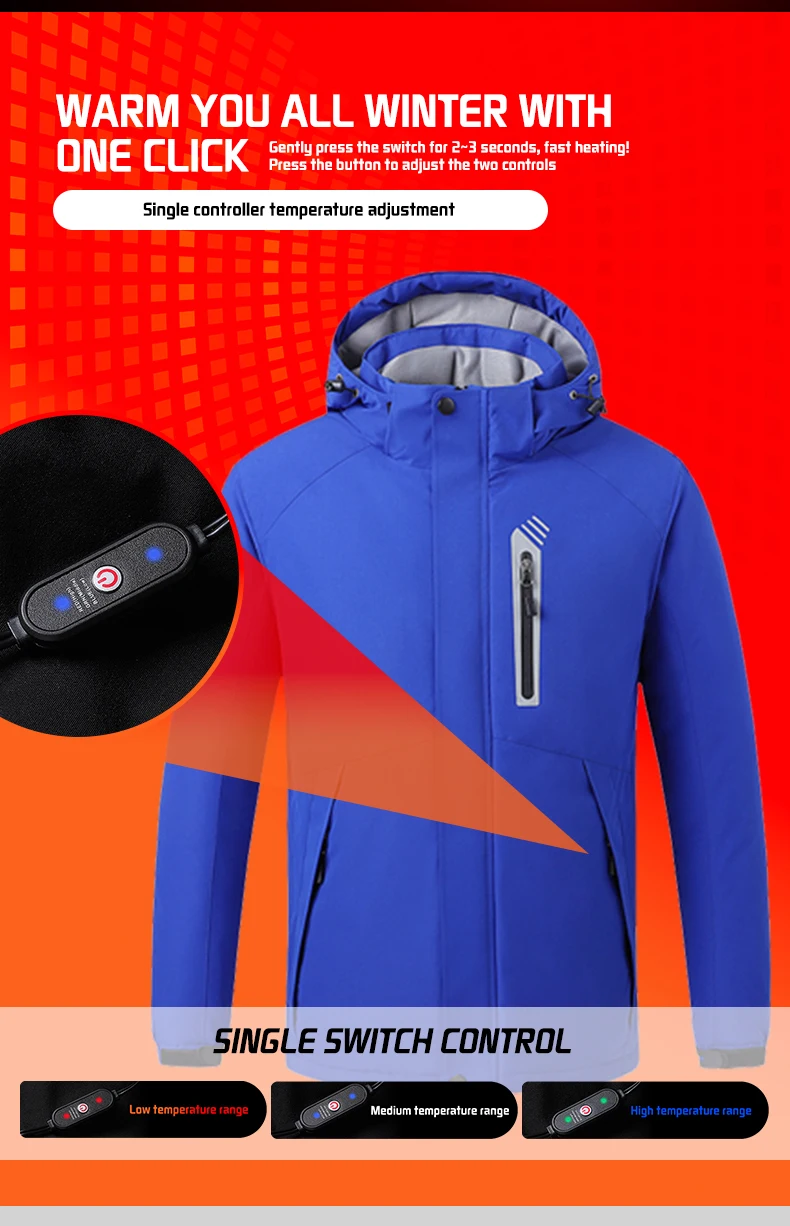 TODWARM Heat jacket Cold-proof Motorcycle Heating Jacket Men Winter Waterproof Warm Moto Cycling Chaqueta Hooded assault jacket 10 Sbff3c48c78a8435387f3a9ef04cf7ee98