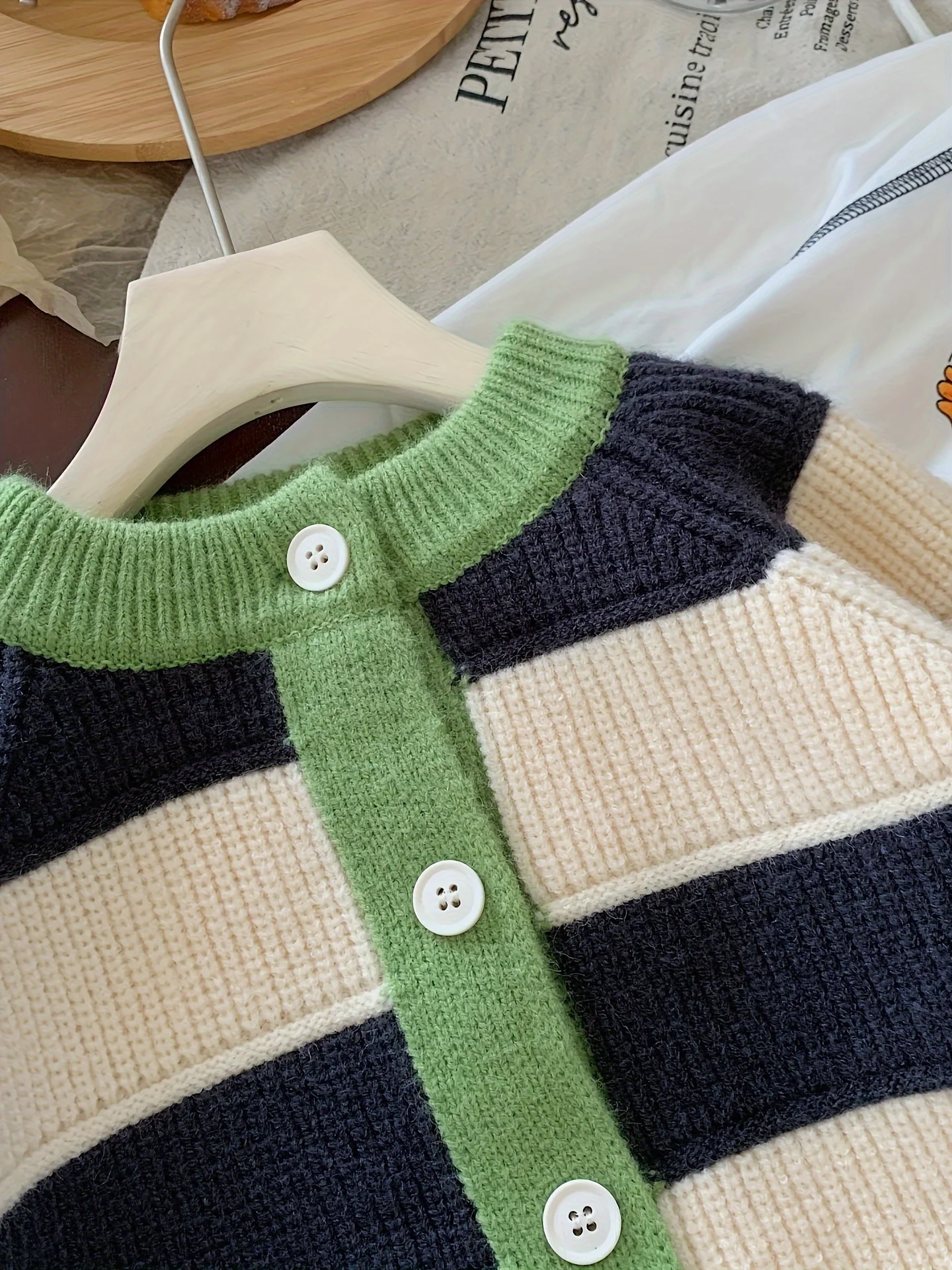 New Children’s Sweater Cardigan, Spring and Autumn Striped Stylish Fashion Baby Color-Blocking Autumn Style 5 New Children's Sweater Cardigan, Spring and Autumn Striped Stylish Fashion Baby Color-Blocking Autumn Style 5