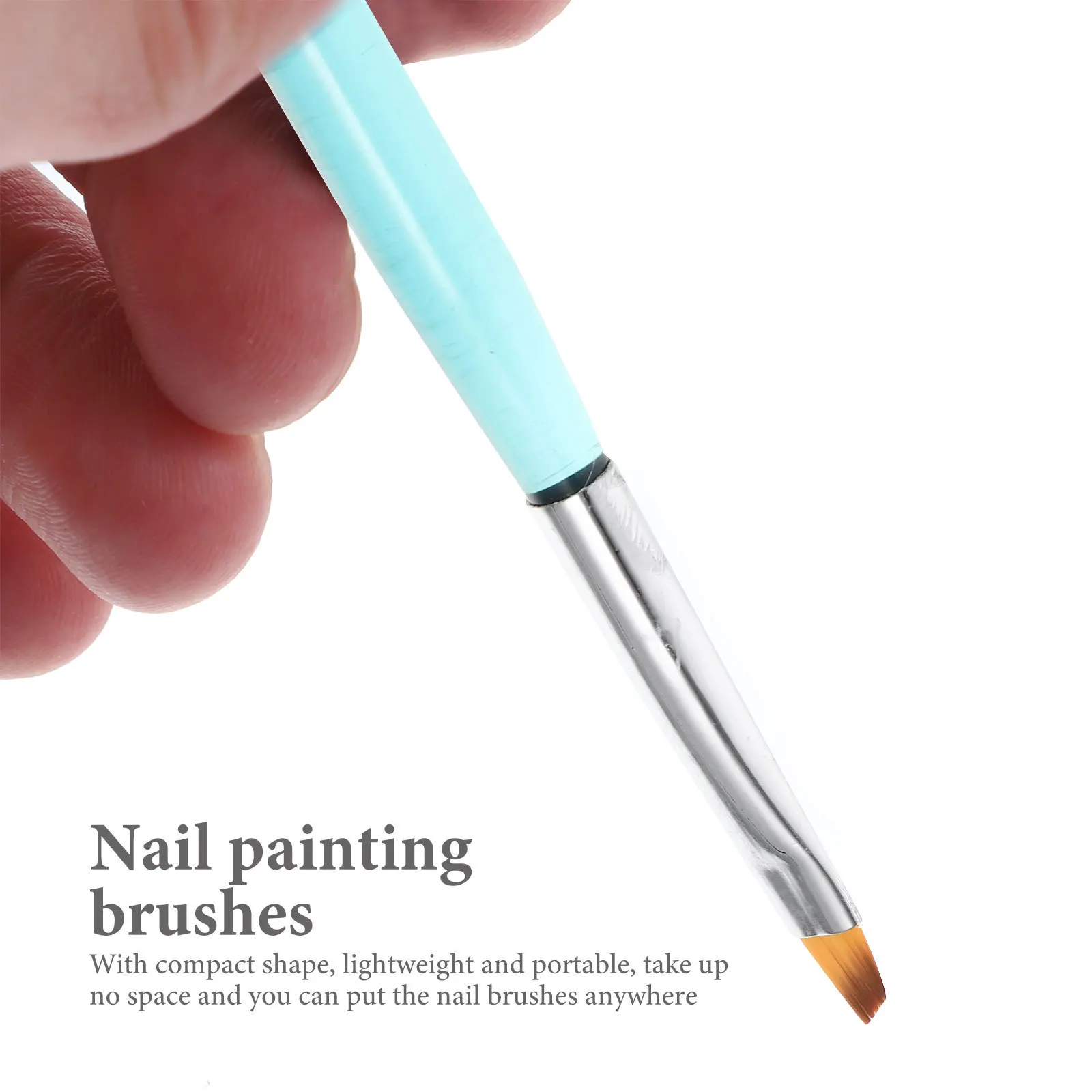 2 قطعة مجموعة فرشاة الأظافر مسمار الفن تنظيف فرش لإزالة طلاء الأكريليك مانيكير تنظيف لوازم فرشاة مانيكير