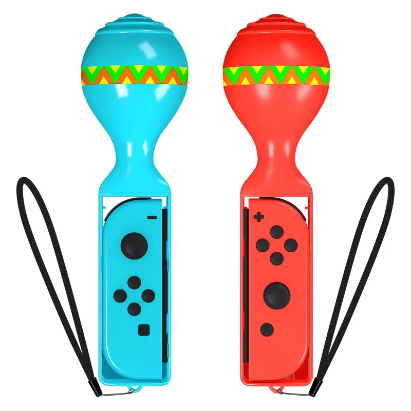 Set palu pasir untuk tombol, Set palu pasir pengontrol Joy-Con kiri dan kanan pegangan Game olahraga untuk tombol/saklar palu OLED pegangan Game