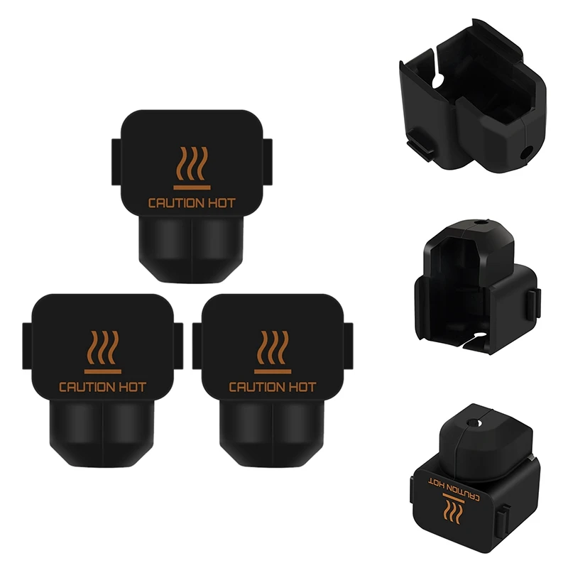 

3 шт. силиконовые носки для Bambu A1 Mini нагревательный блок, комплект для Bambu Lab A1 Mini Hotend, теплоизоляционный чехол, простой в использовании