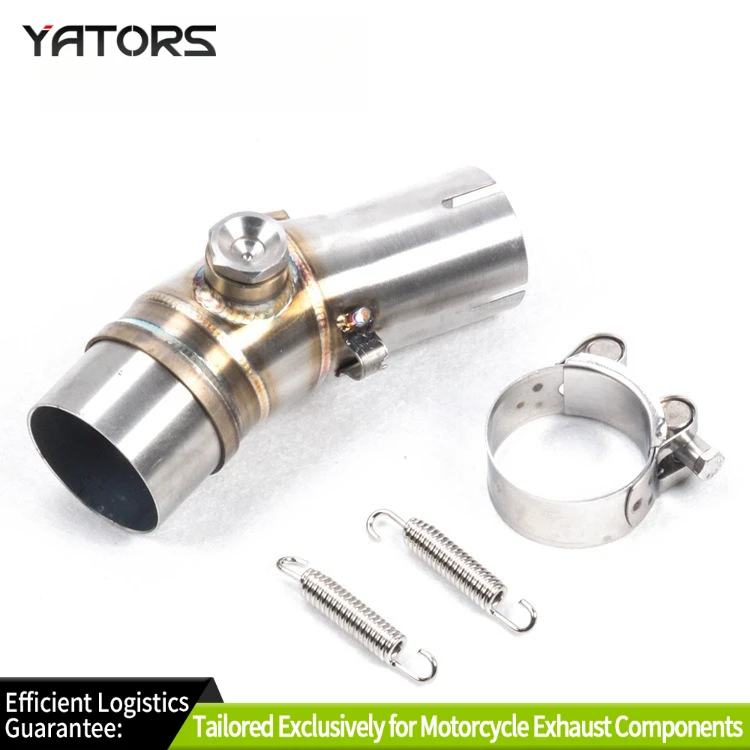 

For Kawasaki Ninja ER6n/ER6F Modified Exhaust Part - Stainless Steel Mid Pipe Adapter
