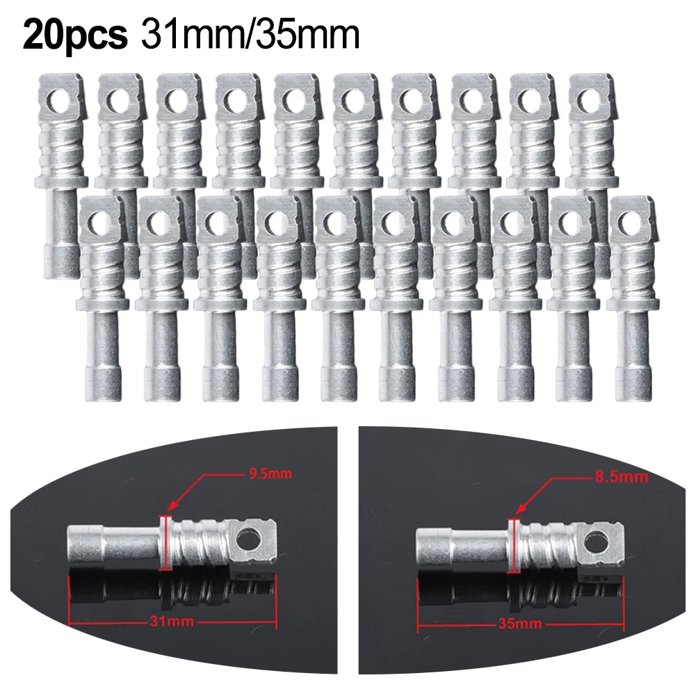 

20pcs Camping Tent Pole End Plug Aluminum Alloy Replacement Tent Poles Buckle 8.5/9.5mm Camping Tent Pole End Plugs