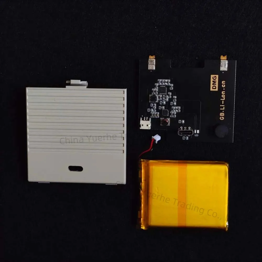 

Перезаряжаемая литиевая батарея 2300 мАч USB-C для Game Boy, толстая машина для GB DMG, универсальная литиевая батарея, мод