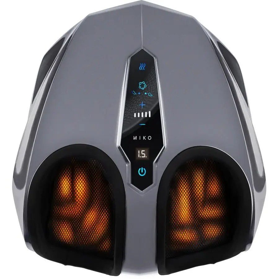 

Foot Massager Machine with DeepKneading, Compression, Shiatsu, and Heat for Plantar Fasciitis, Neuropathy Fits up to Men Size 12