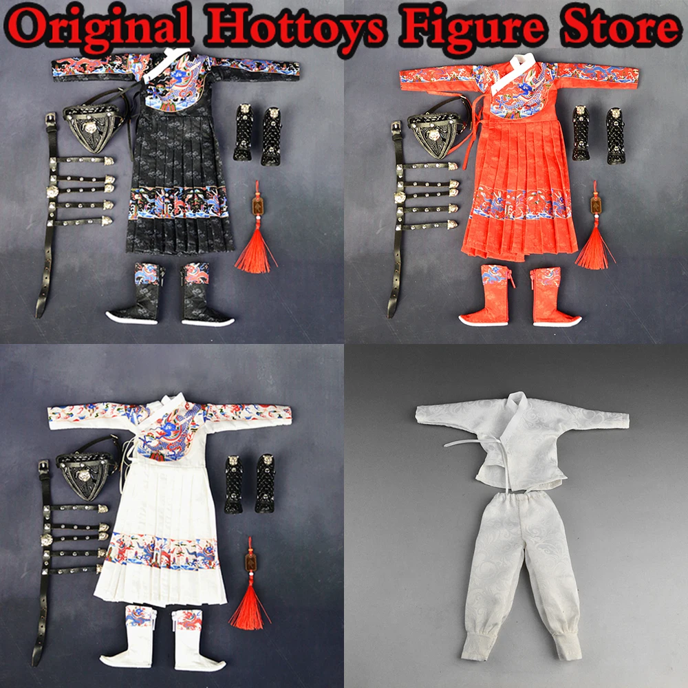 1/6 Soldiers Ancient Costumes Imperial Guards Flying Fish Robes Martial Arts Warriors Costumes Fit 12-inch Action Figure Doll