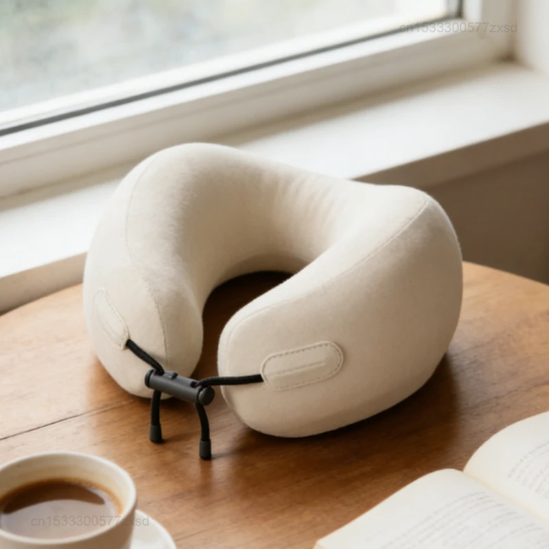 

EVERYTHINK Travel U-shaped Pillow Simple Fashion Nap Driving Travel Neck Protection Pillow Comfortable Relief Fatigue Sleeping