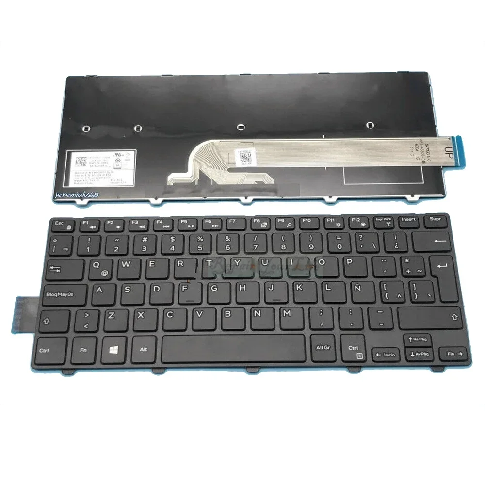 0TCKCW LA Latin Keyboard for Dell Inspiron 14 3462 3465 3467 3468 3473 3476 14-3000 3441 3442 3443 Laptop Keyboard Fit Spanish