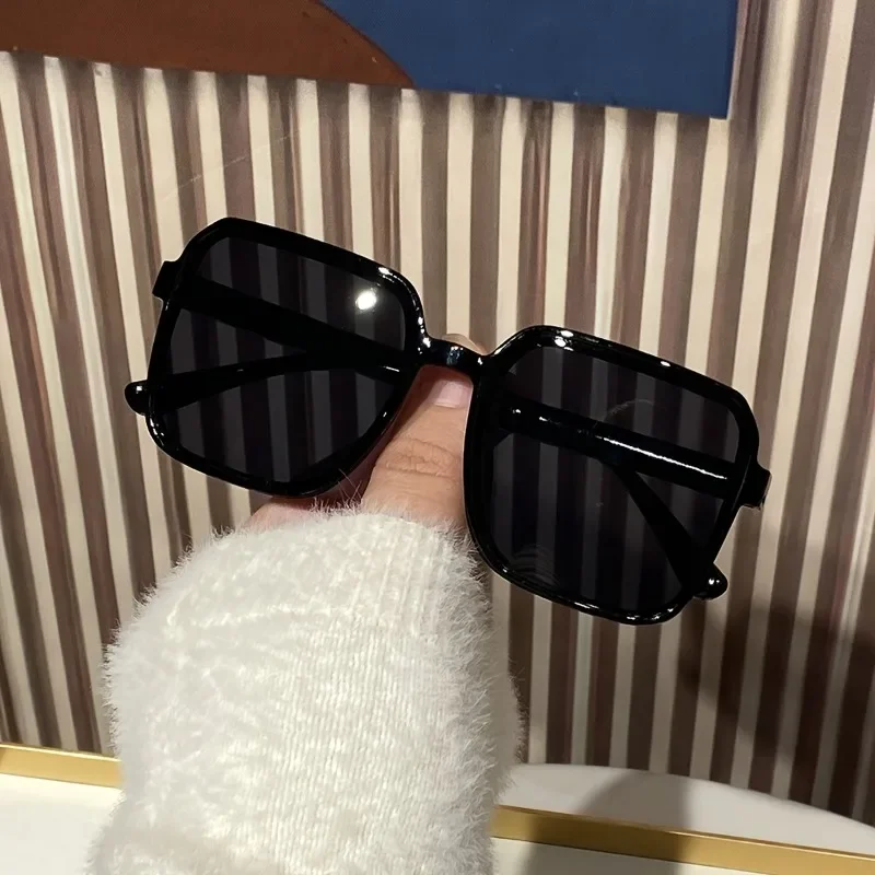 1pc-women's square, simple temperament, high-end sense, trendy fashion, daily versatile glassesFFF