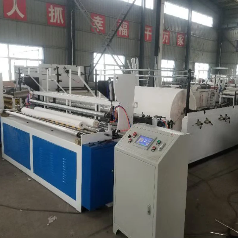 YG Semi Automatic 1880 Toilet Paper Rewinding Manufacturing Machine Production Line with Embossing