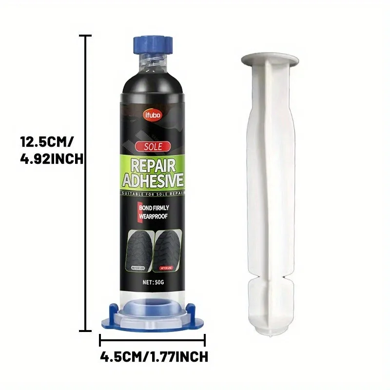 Sneaker Repair Glue: Heavy-Duty/No-Mess – Instant Bond for Soles/Cracks, Safe for Shoes/Floors & Ideal for Athletes