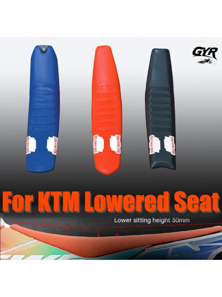 AliExpress NONE Dirt Bike Motorcycle Seat Cushion FACTORY EDITION 30mm Lower Than Original Height Pit Bike Saddle For 2016-2025 KTM SXF EXC KEWS