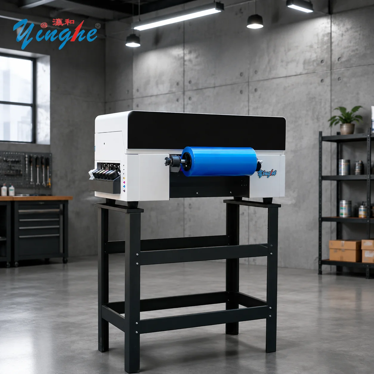Automatic UV DTF Printer 30cm Transfer Sticker Printing Machine For Custom Crystal Labels Phone Case Garment Decoration