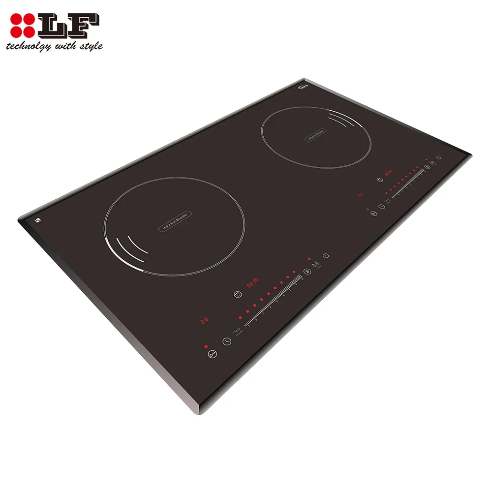 Portable Double Dual Induction Cooktop 2 Burner, Two Burner Induction Cooktop Stovetop Hot Plate Countertop Burner Cooker