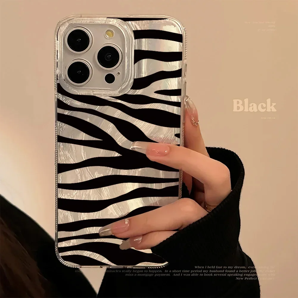 Luxury Laser Wave Pattern Phone Case For Samsung Galaxy S24 S25 Ultra S23 S22 Plus S21 FE A16 A15 A55 A54 A53 A35 A34 A33 Cover - náhled 2