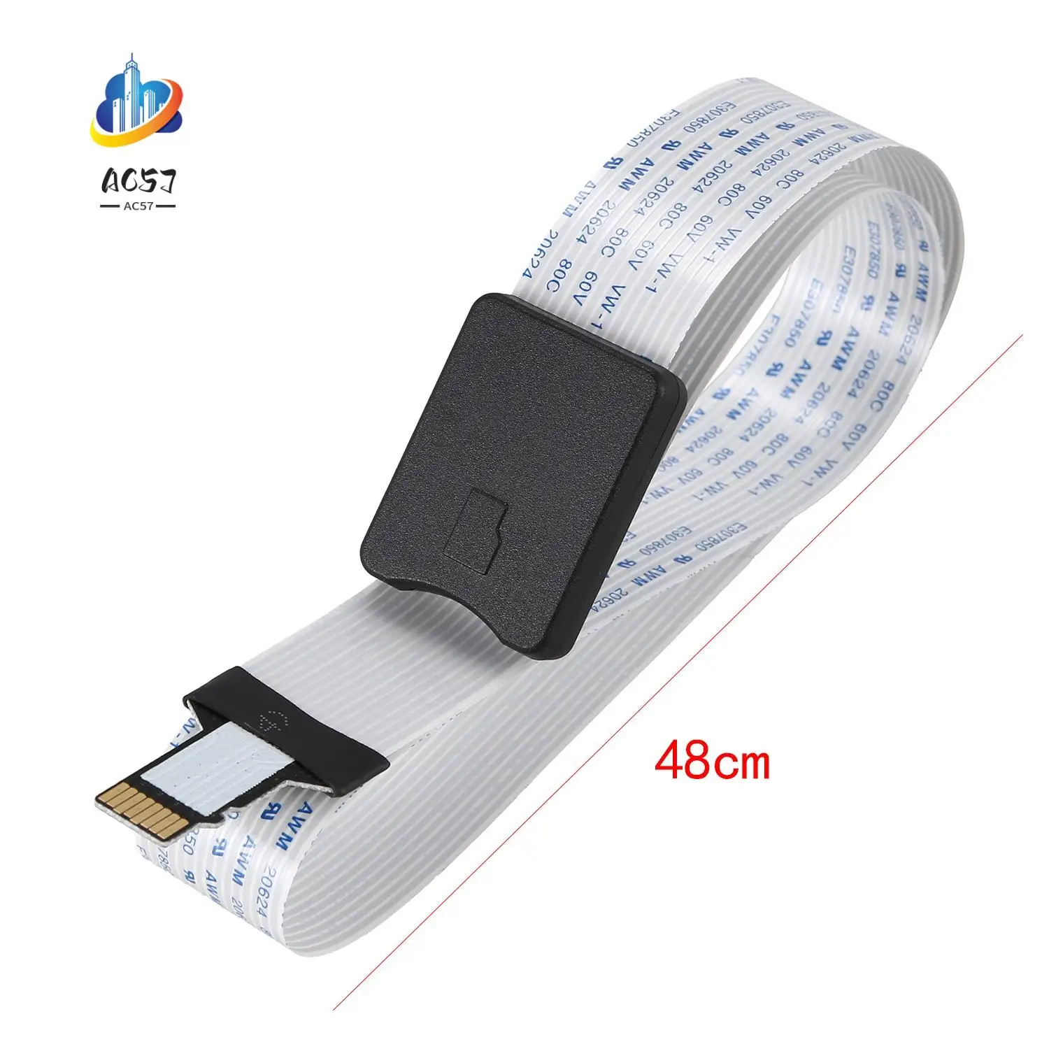 AC57-Extension Cable Adapter Flexible Extender For Micro-SD To TF Card For Monoprice Select Mini 3D Printer/Anet A8 3D Printer/R
