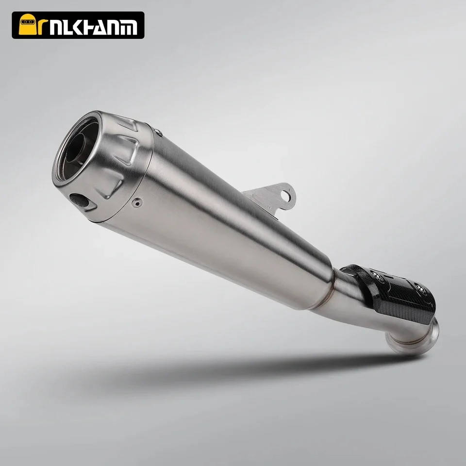 

STLF KTM790 2018-2023 Motorcycle Exhaust Modification Link Pipe with Arrow Muffler Stainless Steel & Carbon Fiber Box Packing