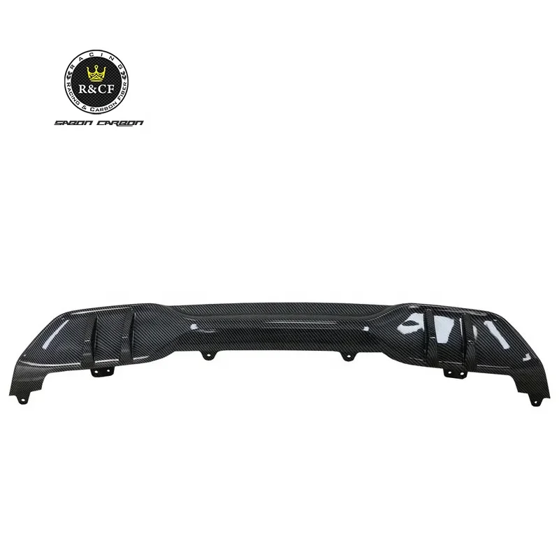 

For BMW 2019-21 X5 G05 M sport Mp Style Body kit Carbon Fiber Rear Bumper Spoiler Diffuser Lip