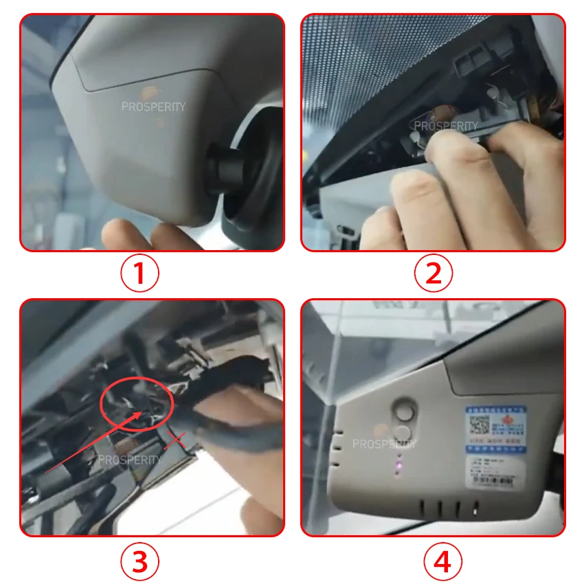 Easy to install DashCam For Volkswagen Tiguan mk2 Seat Tarraco for VW Tiguan RLine Allspace 2017-2023 Car Dvr Dash Cam 4K 2160P