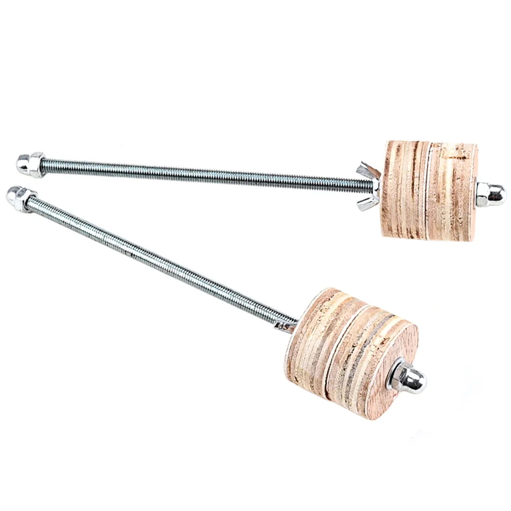 2 Pcs Guitar Bridge Clamp Barrel Durable Clip Wooden Maintenance Musical Instruments