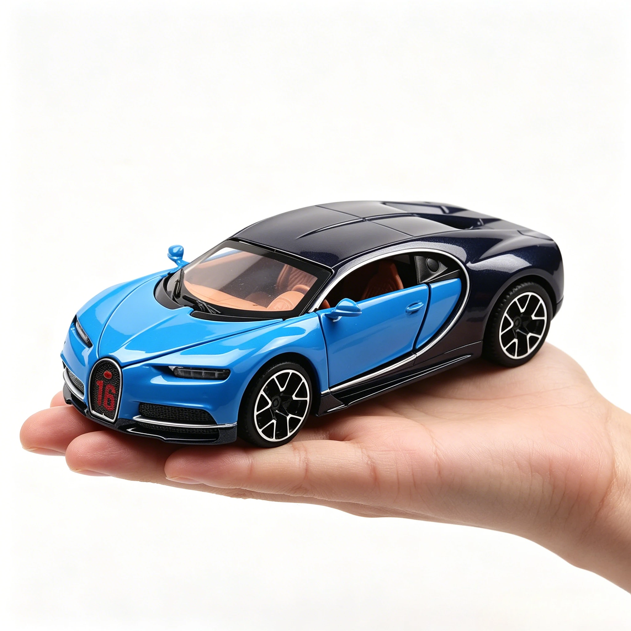 

1:32 Chiron Sports Car Model Toys Alloy Diecast Doors Opened Sound Light Racing Vehicle Models for Kids Gifts