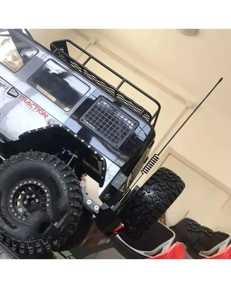 Metal Decorative Antenna for 1:10 RC Crawler – Fits Traxxas TRX-4 Defender – Realistic RC Car Upgrade Accessory