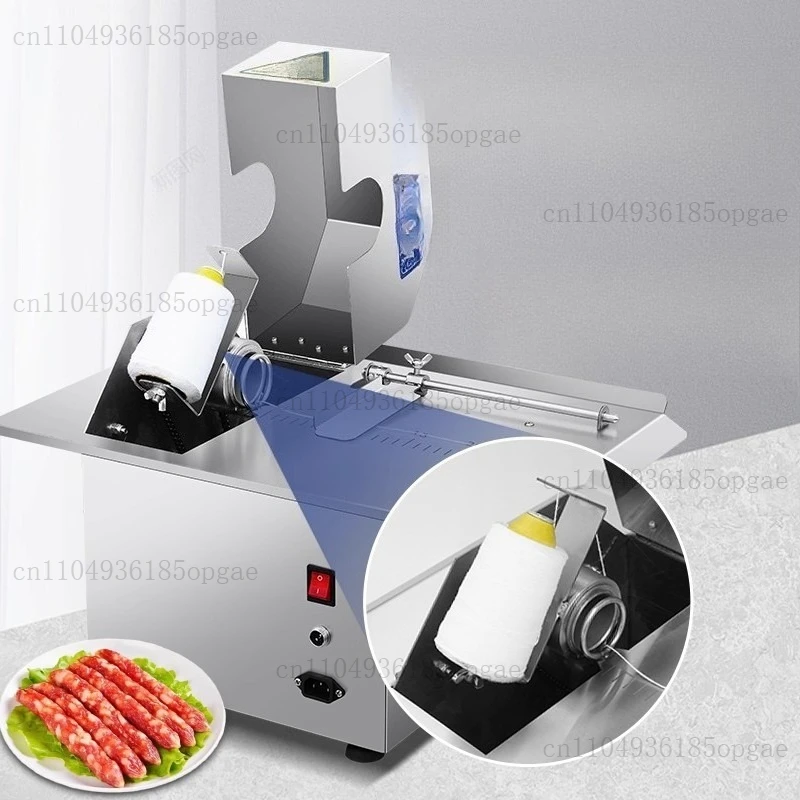 Wurstbindemaschine Elektrische Desktop-Wurstschnitte Maschine Knot Foot Stepping