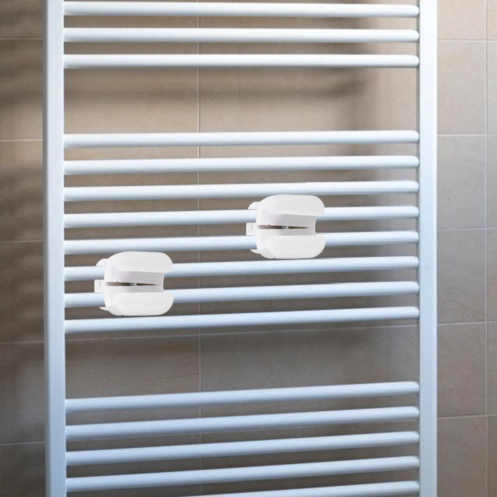 3Pcs Aluminum Radiator Hooks Bathroom Tubular Towel Holder Hand Towel Rack Heat Drying Storage Hook Bathroom Hanger for Towels