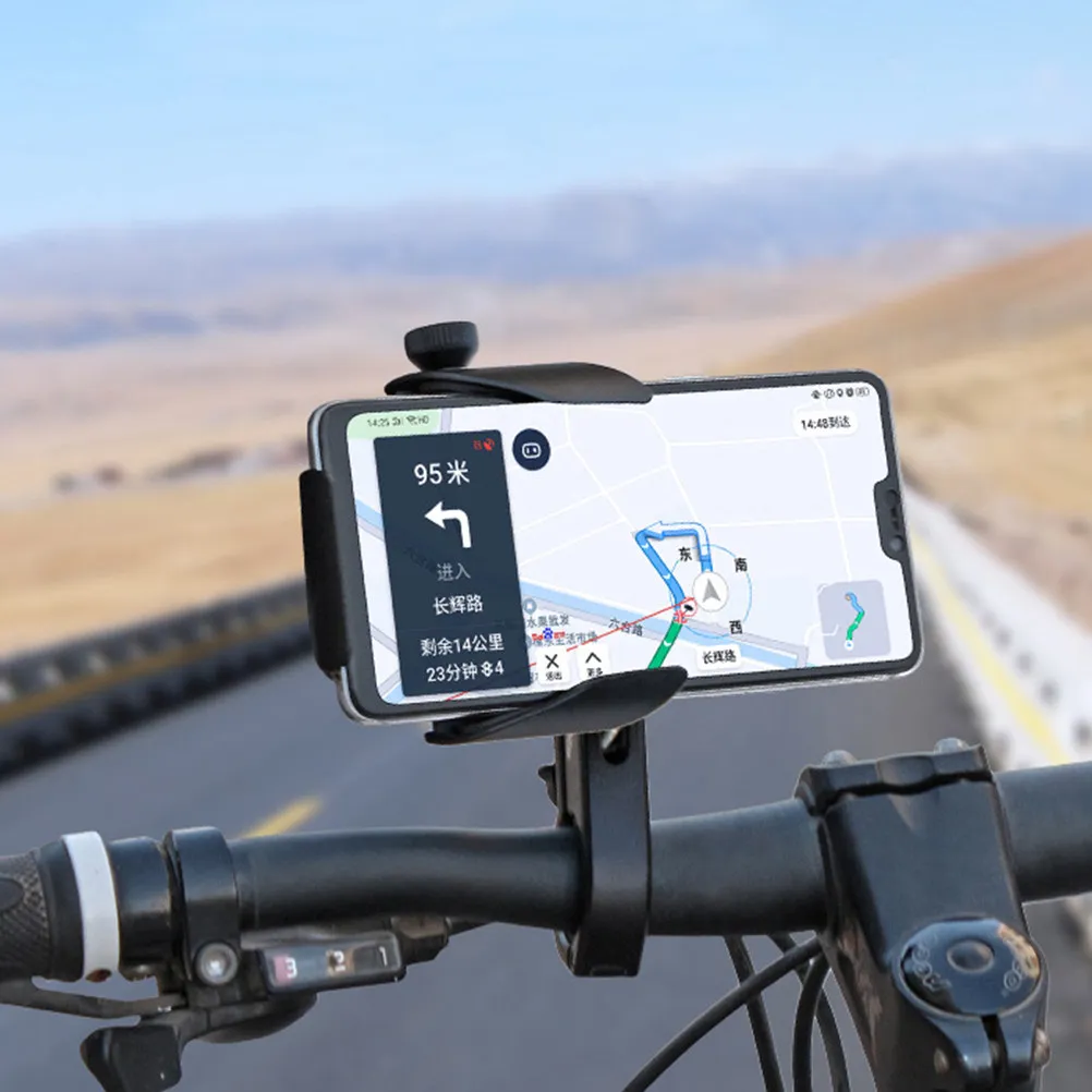 

Держатель для телефона на руль, прочное крепление для велосипеда, для GPS-навигации, простая установка, подходит для всех рулей, подставка для телефона на мотоцикл