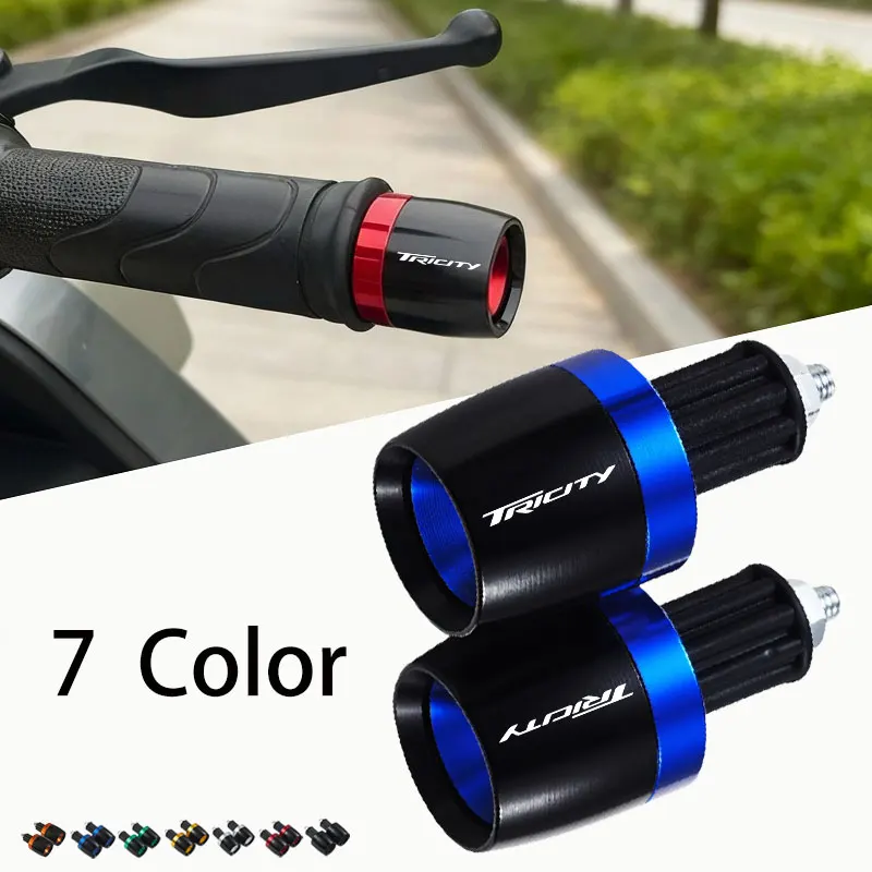 

Motorcycle CNC Handle Bar Handlebar Grips Cap End handle Plugs cap For Tricity 125 2014-2021 Tricity 155 2016-2021 Tricity 300