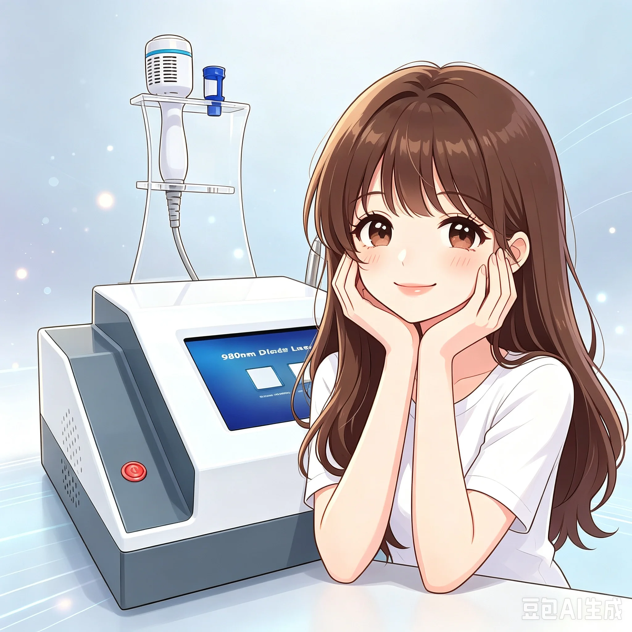 980nm Diode Laser Vascular Machine for Spider Veins Removal Nail Fungus Treatment
