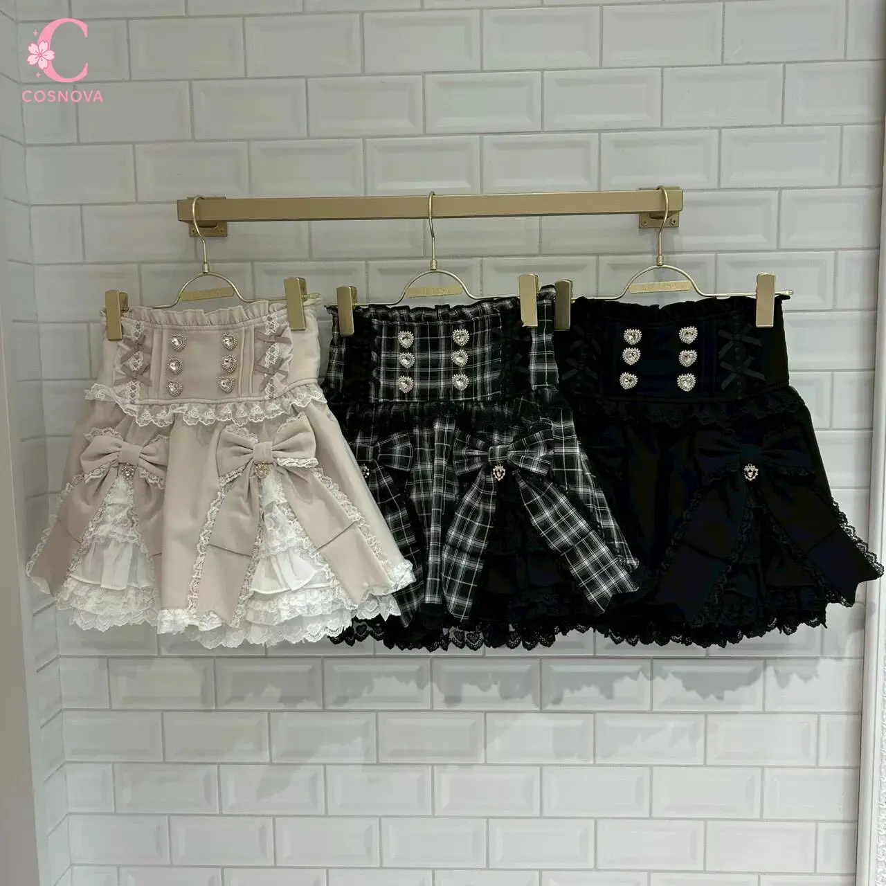 

Японская милая мини-юбка в клетку с бантом, женская, с завышенной талией, облегающая, А-силуэт, короткая, в стиле преппи, универсальная, шикарная, модная