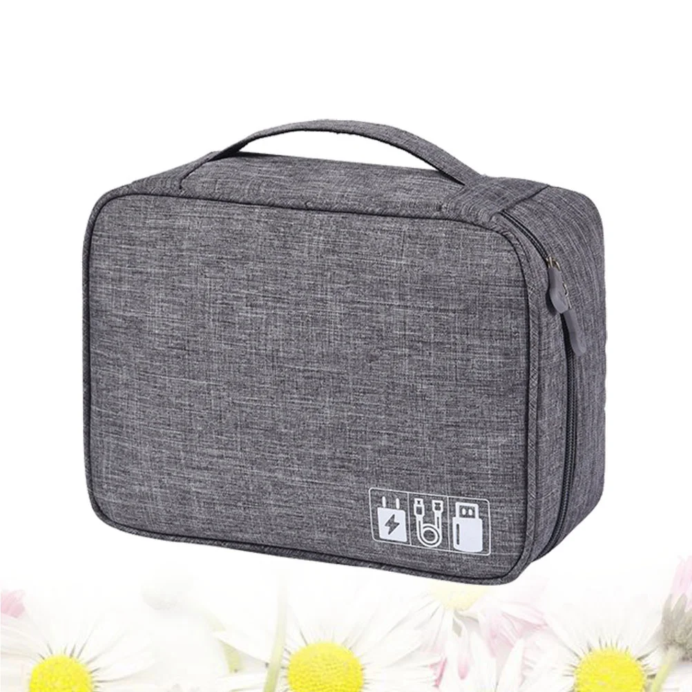 

Data Cable Storage Bag Waterproof Scratch-Resistant Travel Pouch For Small Electronics Organizer Case Lightweight Bag For Usb