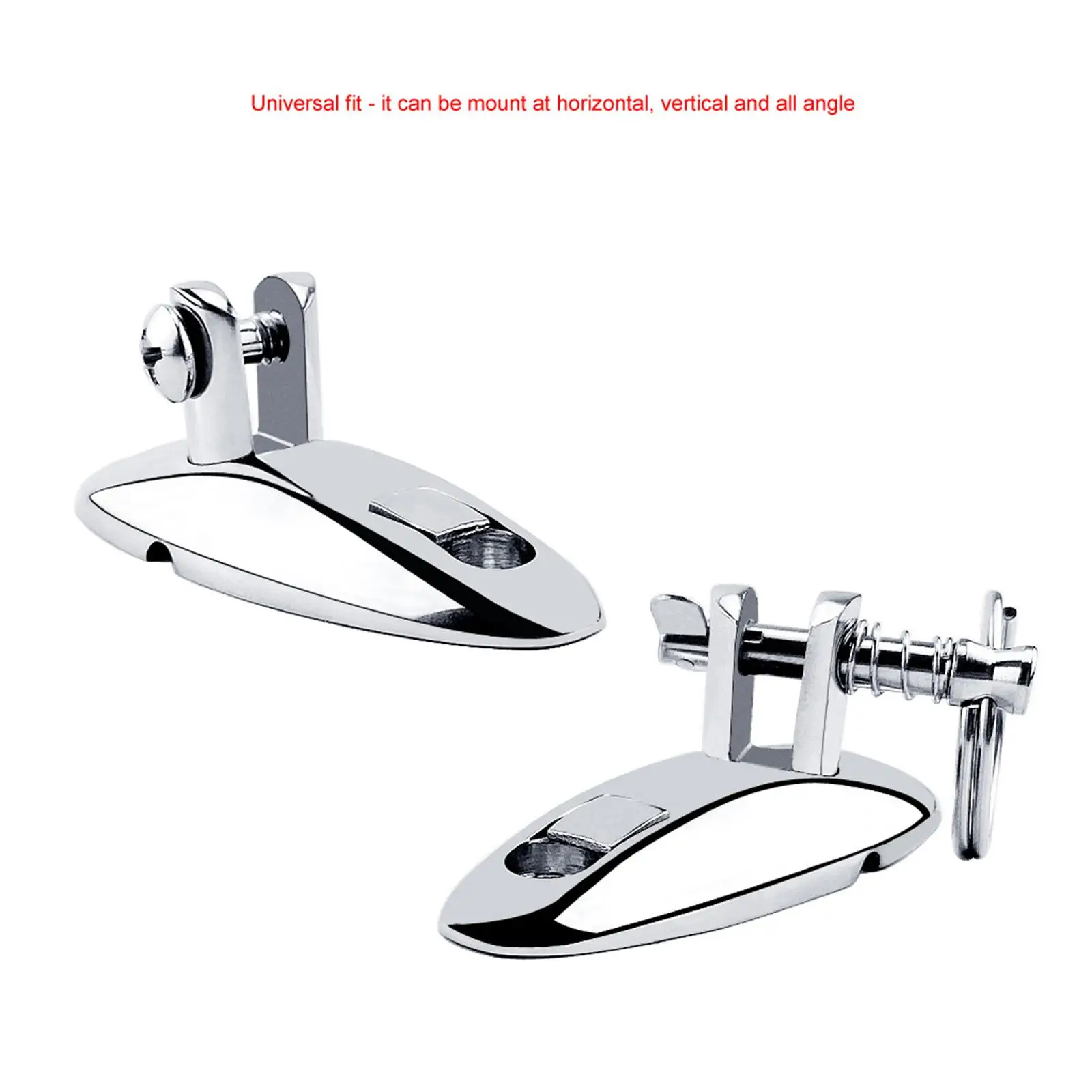 316 Durable Marine Deck Side Hinge Include Screws  Fitting Ship Outfitting Canoe Raft Kayak Awning Hardware Accessories