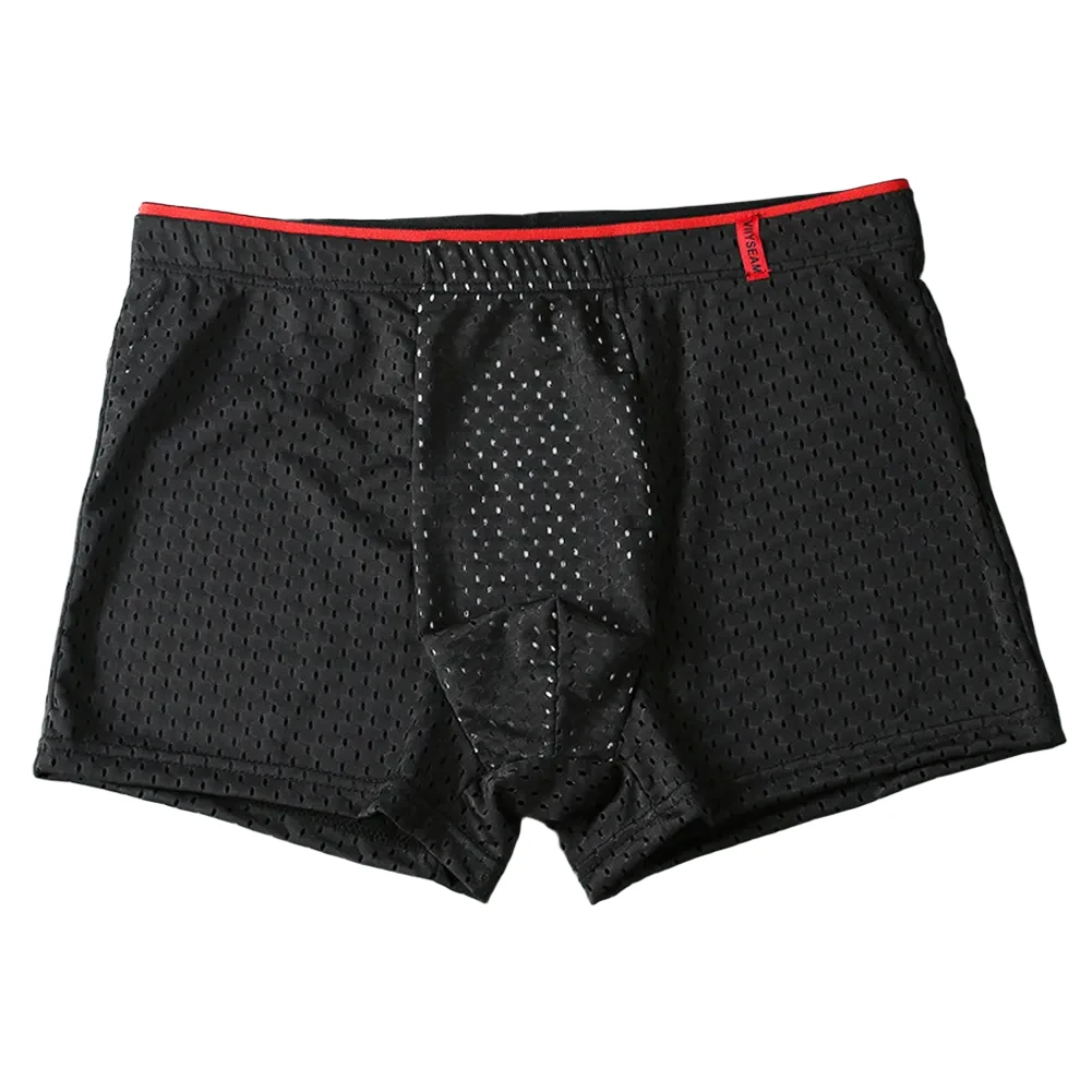 

Solid Underwear Breathable Boxer Shorts Classic Style Comfort Fit Cool Design Daily Wear Thin Breathable Men's Underwear