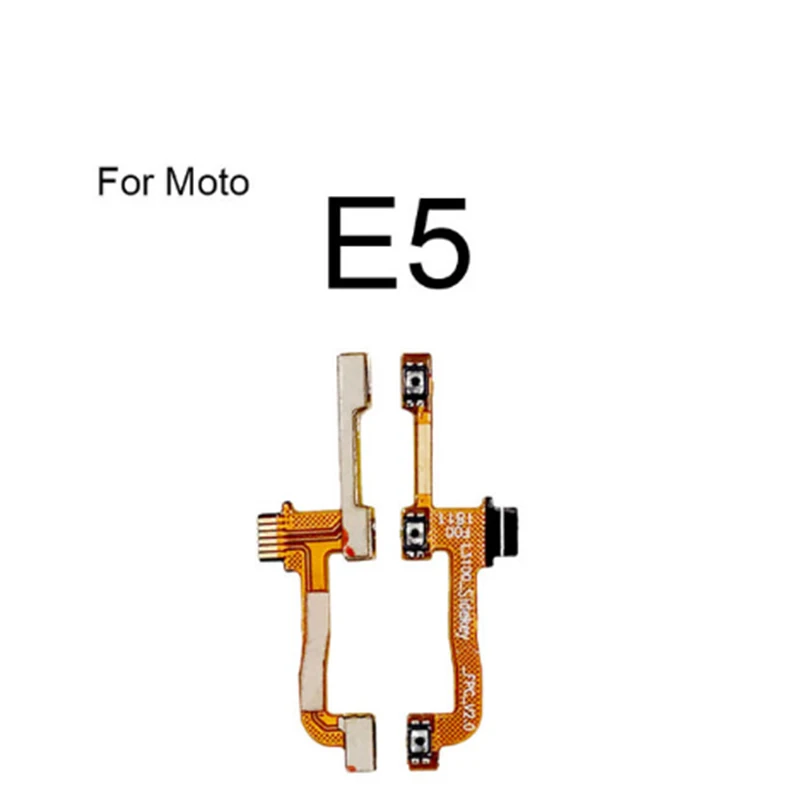 Power On Off Button Volume Switch Key Flex Cable For Motorola Moto E5 play GO E5 Plus G6Play E6 Play E6 Plus E6S Repair Parts