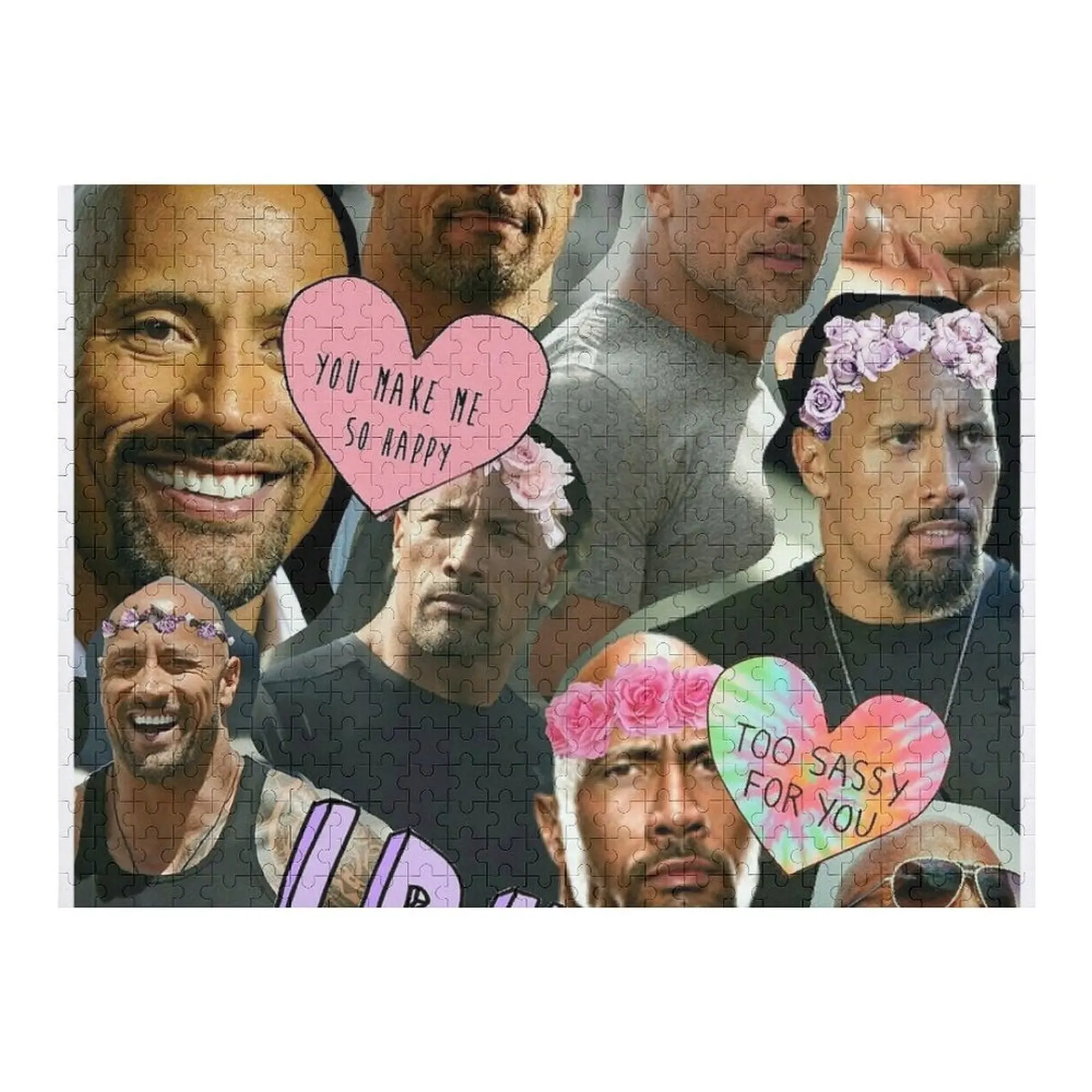 

Пазл The Rock Dwayne Johnson Персонализированные подарки для детей Персонализированное имя Пазл на заказ