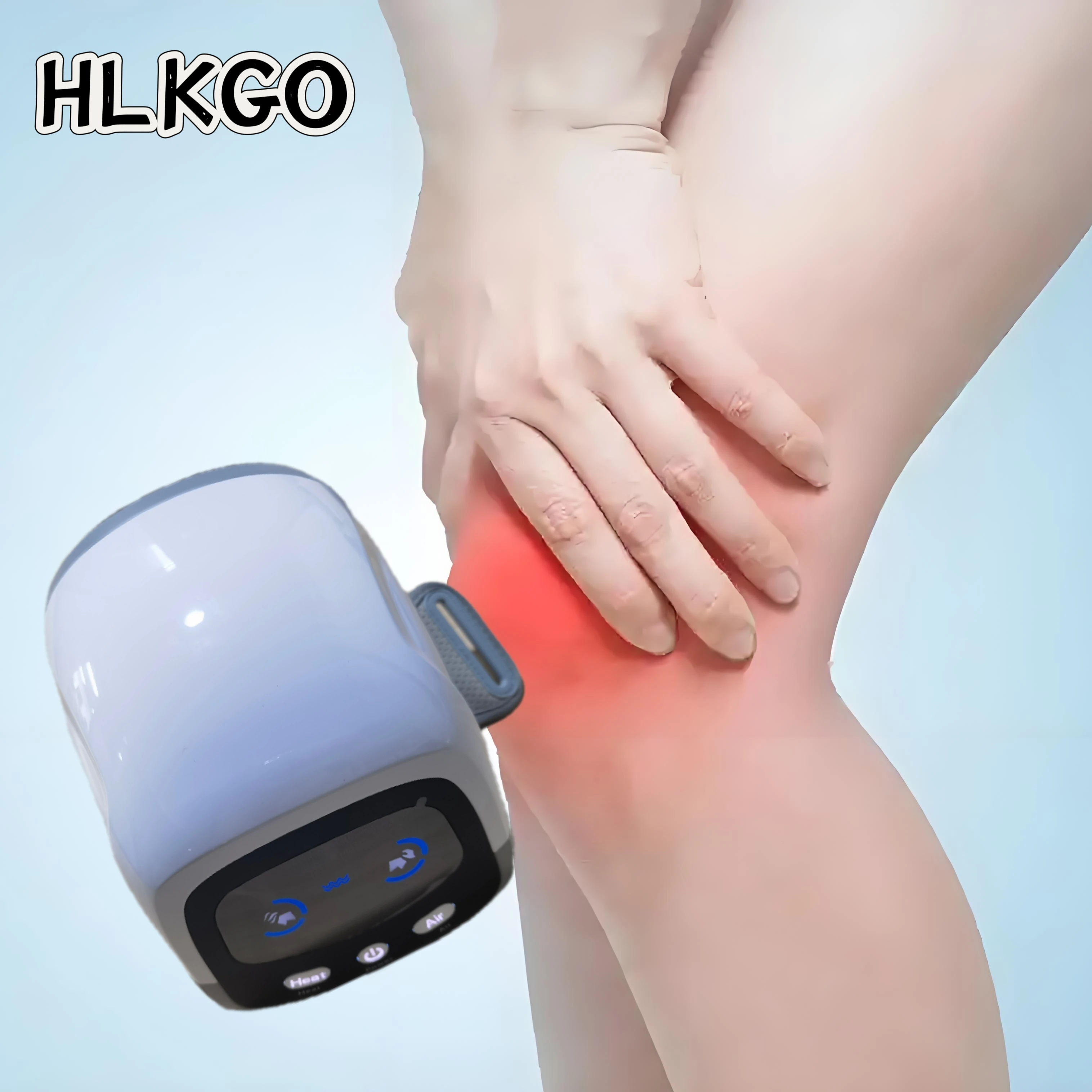 

Многофункциональный беспроводной массажер для коленей с вибрацией, умным тепловым компрессом и функцией снятия боли в суставах, расслабляющее устройство для мам