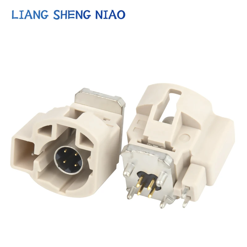 Lvds Hsd 4 + 2Pin Carro Hd Câmera Placa Vertical Conector Macho