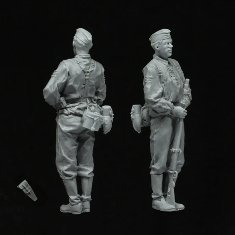 Kit modello figura in resina in scala 1/35 veicolo blindato soldato Hobby storica miniature 1136-6 giocattoli fai da te non assemblati e non verniciati